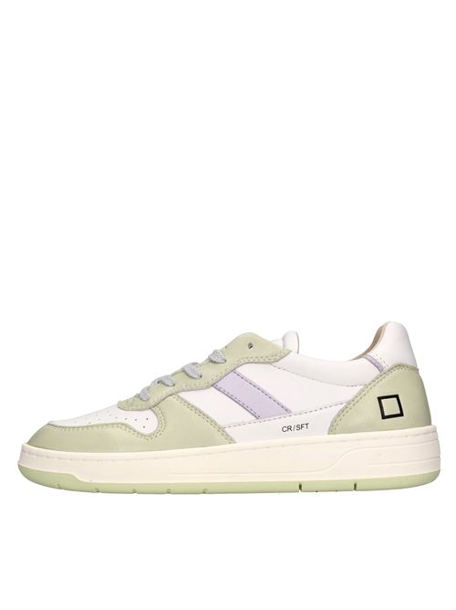 Sneakers in pelle D.A.T.E. | COURT 2.0 SOFTBIANCO-MENTA